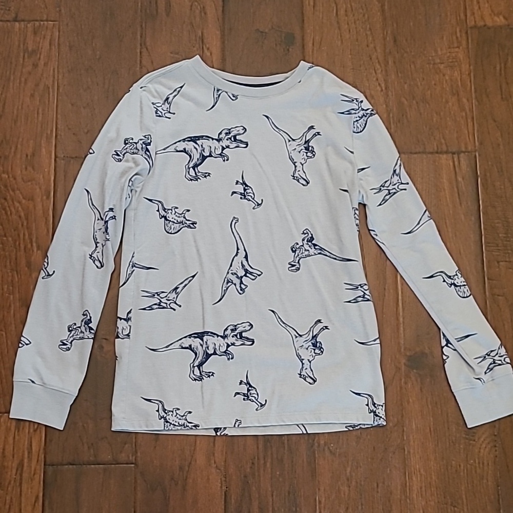 💥3for$12💥 Cat & Jack boy's long-sleeved dinosaur Tshirt size Medium (8-10)